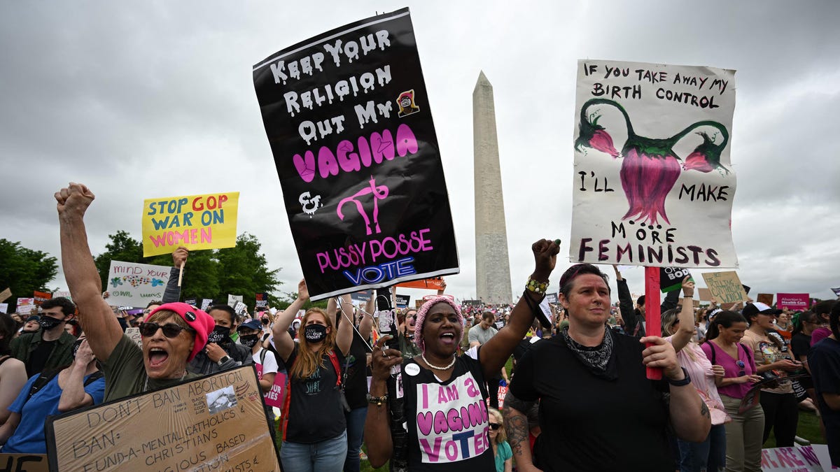In Photos: Abortion Rights Advocates Rally Across U.S. With Supreme Court Expected To Overturn Roe V. Wade