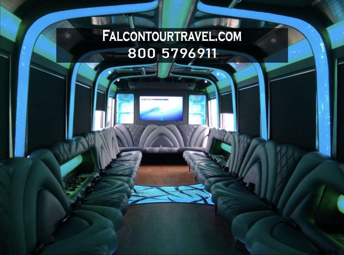 Falcon Tour & Travel Brings Luxurious Transportation PARTY BUS RENTAL Services to Make Every Tour Spellbinding and Special