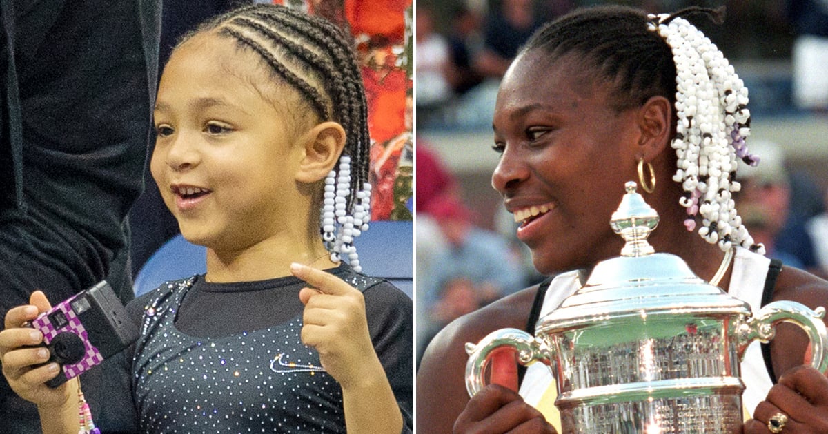 Olympia Ohanian’s Beaded Braids at the US Open Sweetly Tribute Serena Williams