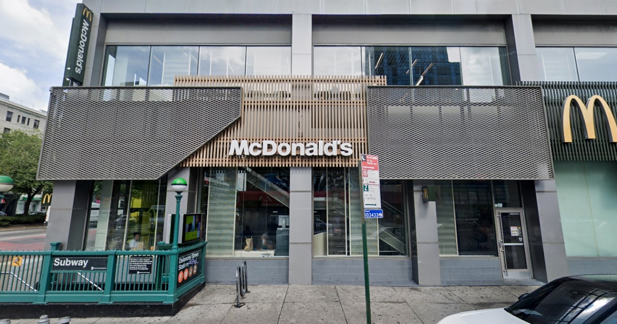 Disturbing video shows man with an axe ‘menacing’ customers at New York McDonald’s