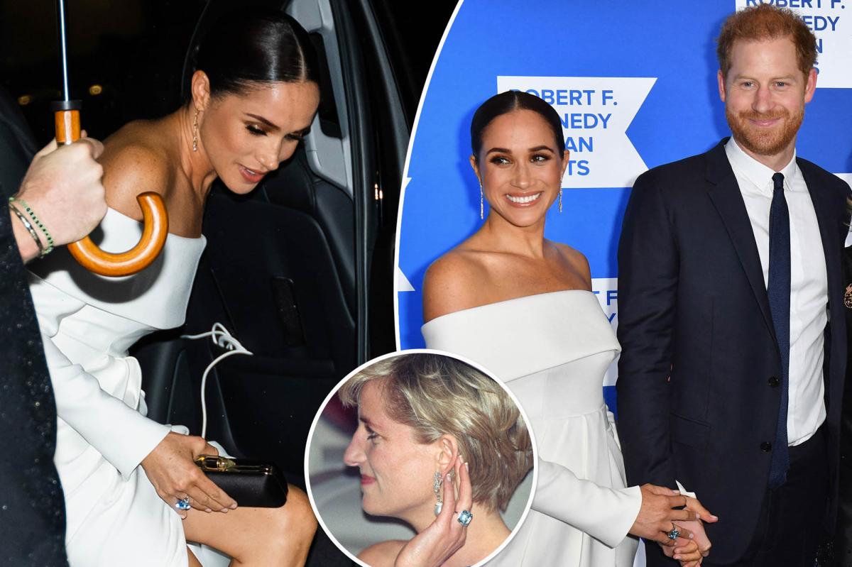 Meghan Markle wears Princess Diana’s ring at Ripple of Hope Award Gala 2022