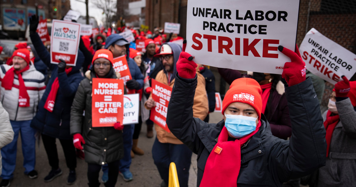 Striking New York nurses at two major hospitals reach deal to return to work
