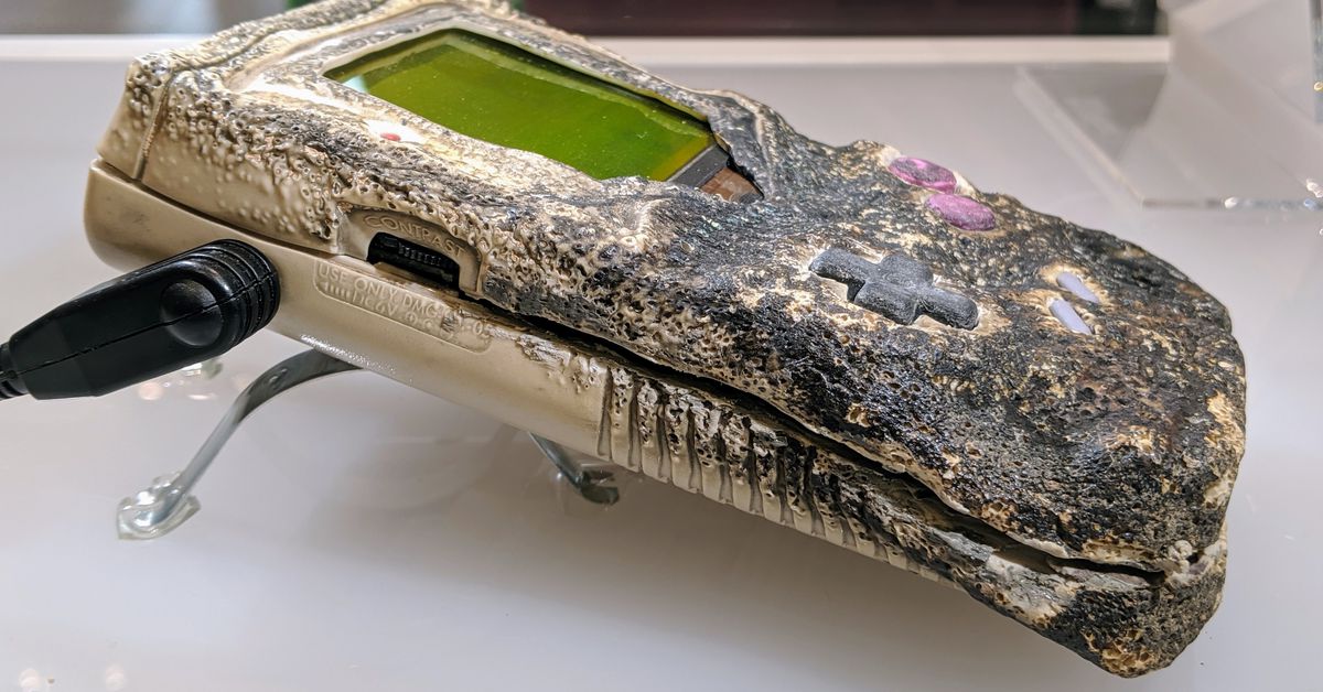 The Game Boy that survived the Gulf War has been removed from Nintendo New York