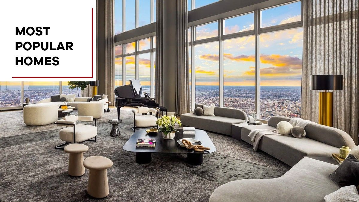 $250M Central Park Penthouse in the World’s Tallest Residential Building Is the Week’s Most Popular Home