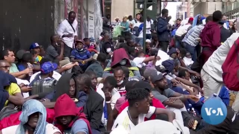New York City Residents Protest Migrant Crisis 
