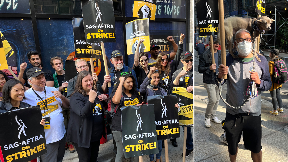 Dispatches From The Picket Lines: Strikers Rip Studios At First NYC Rally Since SAG-AFTRA Talks Broke Down; “It Tactics”, Says David Simon