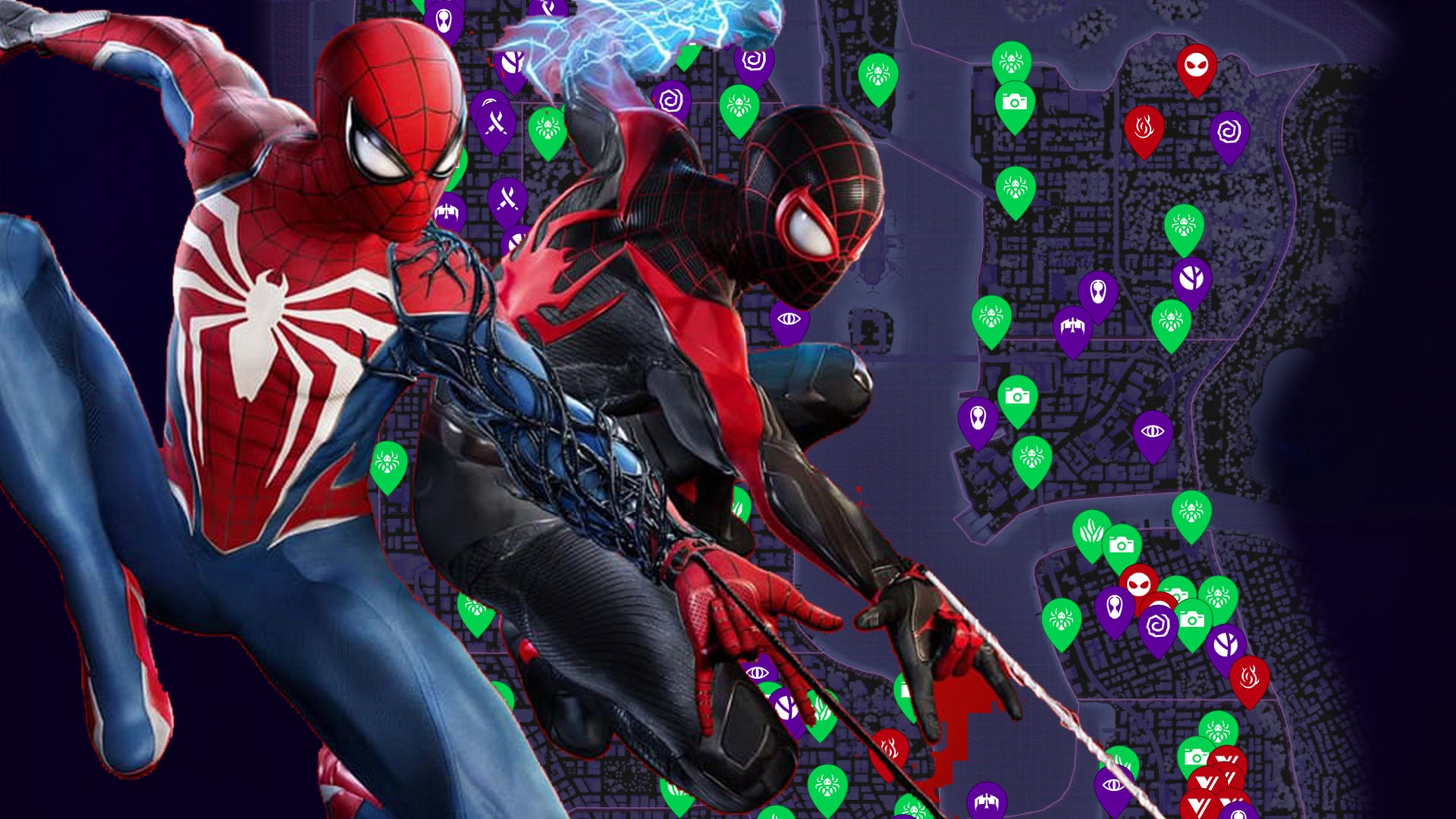 Marvel’s Spider-Man 2 Interactive Map and Collectible Locations