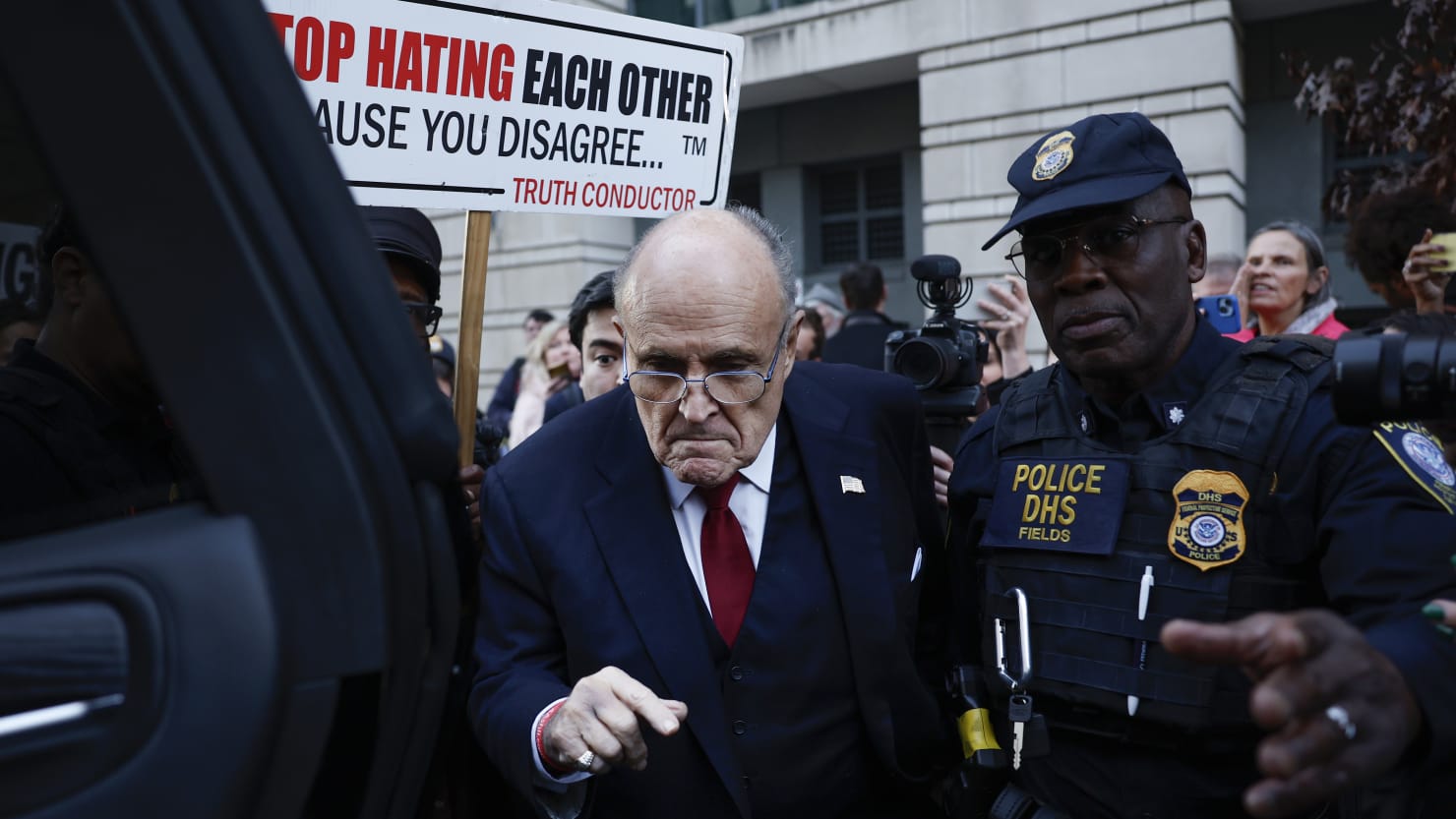 Broke Giuliani Files for Bankruptcy After Disastrous Court Loss