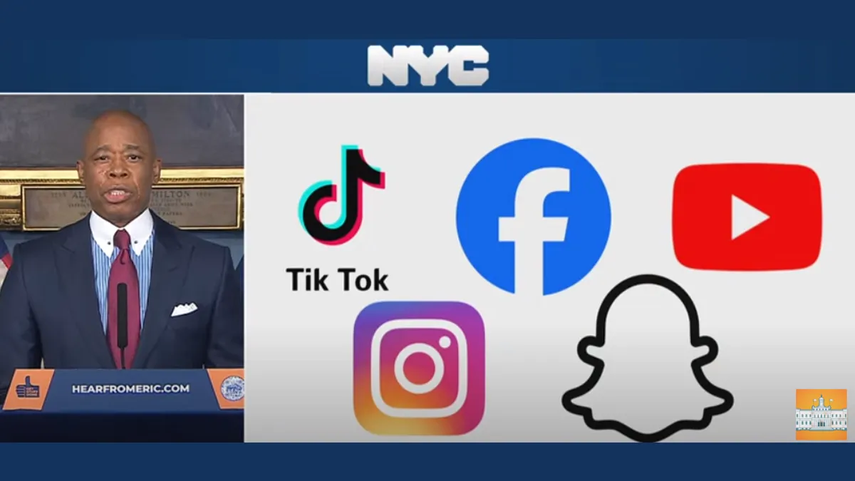 New York City Sues TikTok, Instagram, Facebook, Snapchat, YouTube for Harming Kids’ Mental Health