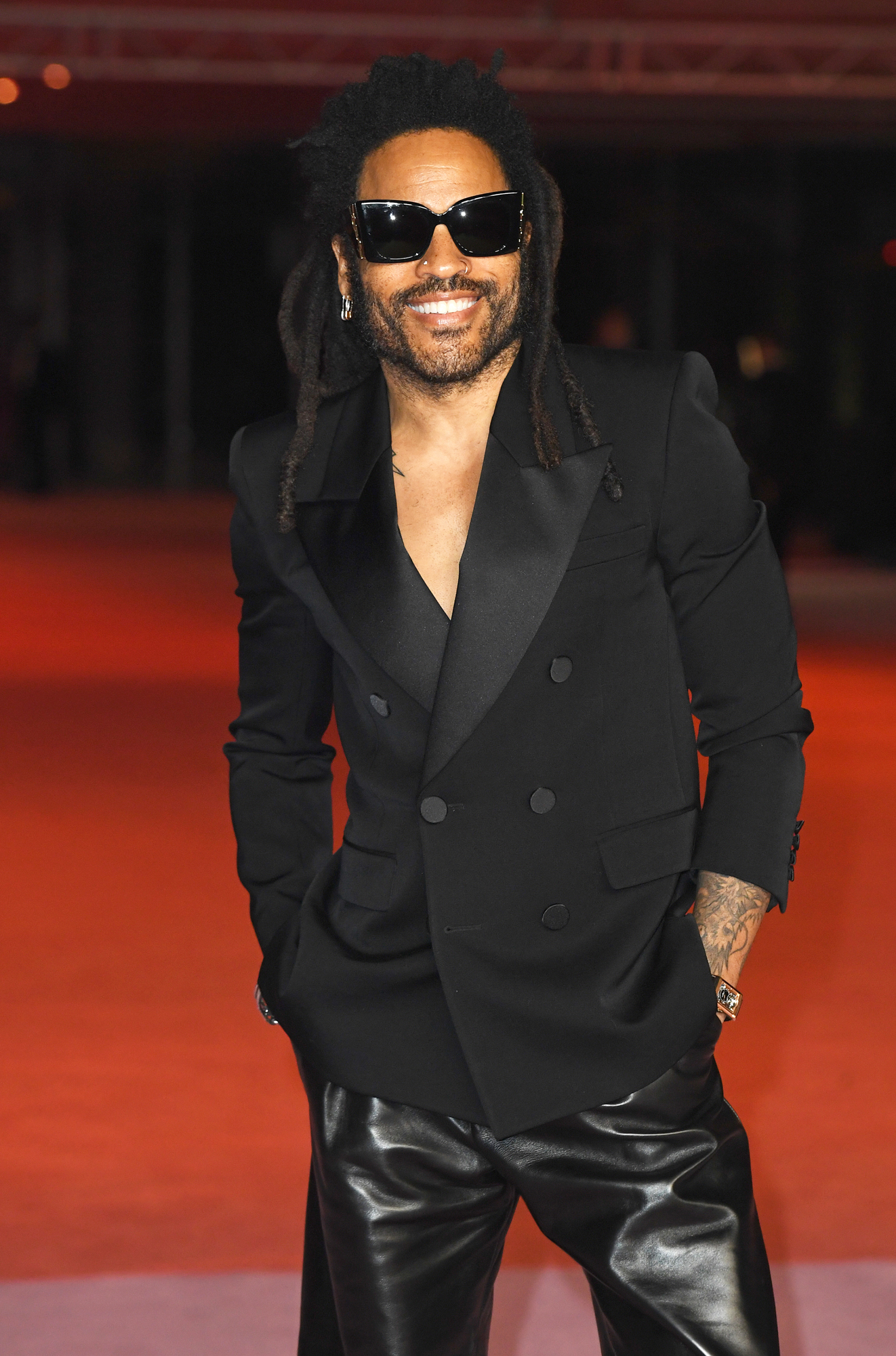 Lenny Kravitz’s Trainer Explains Why Singer Wears Leather Pants to the Gym