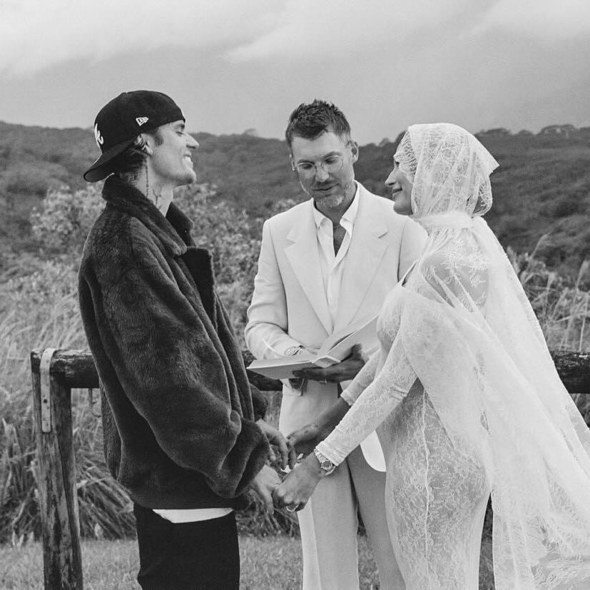 Justin and Hailey Bieber renew wedding vows before announcing pregnancy