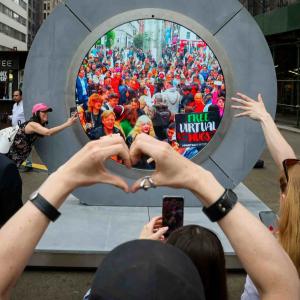 Dublin gets permanent connection to New York City through a virtual portal