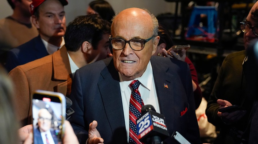 Rudy Giuliani mug shot released after being processed in Arizona election interference case