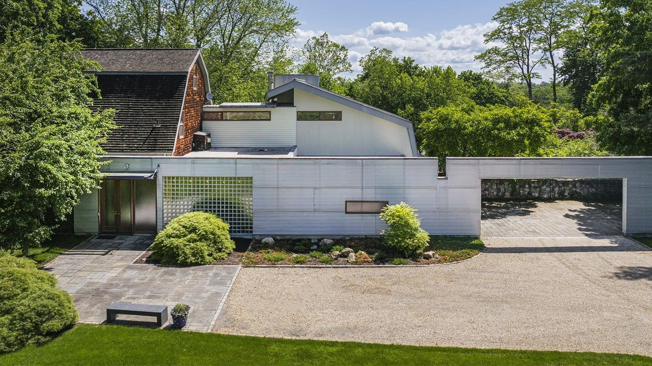 Charles Gwathmey-Designed Modernist Barn Turned Home Is Listed in Greenwich, CT, for $4.8M