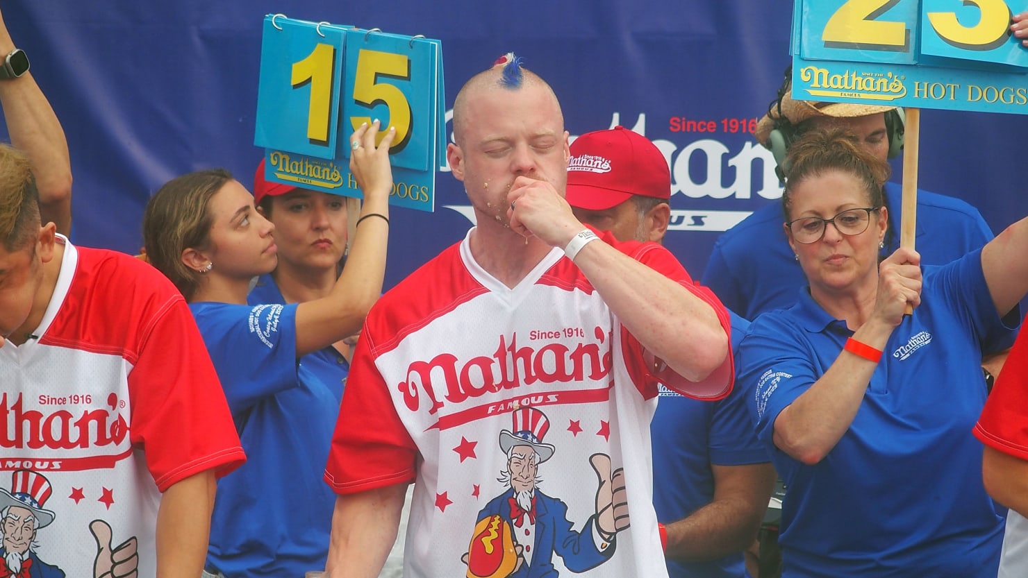 Contestant Denies Cheating Rumors at Nathan’s Hot Dog Eating Contest