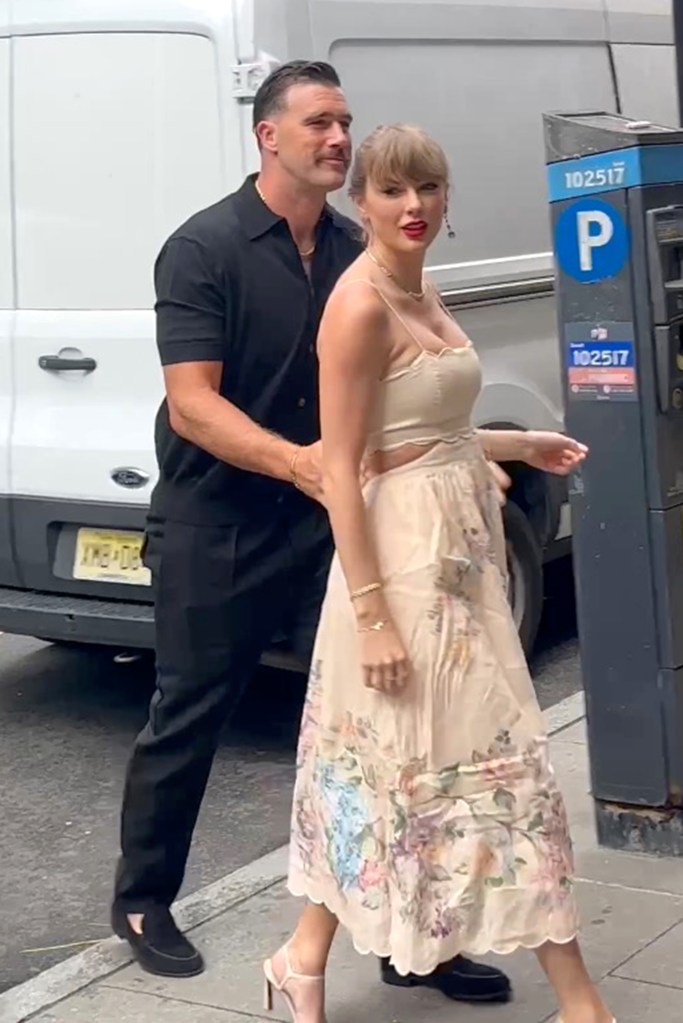 Travis Kelce and Taylor Swift attend model Karen Elson’s wedding at NYC’s Electric Lady Studios