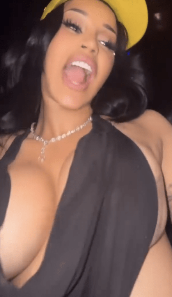 Cardi B twerks in barely-there mini dress while celebrating 32nd birthday after Offset split