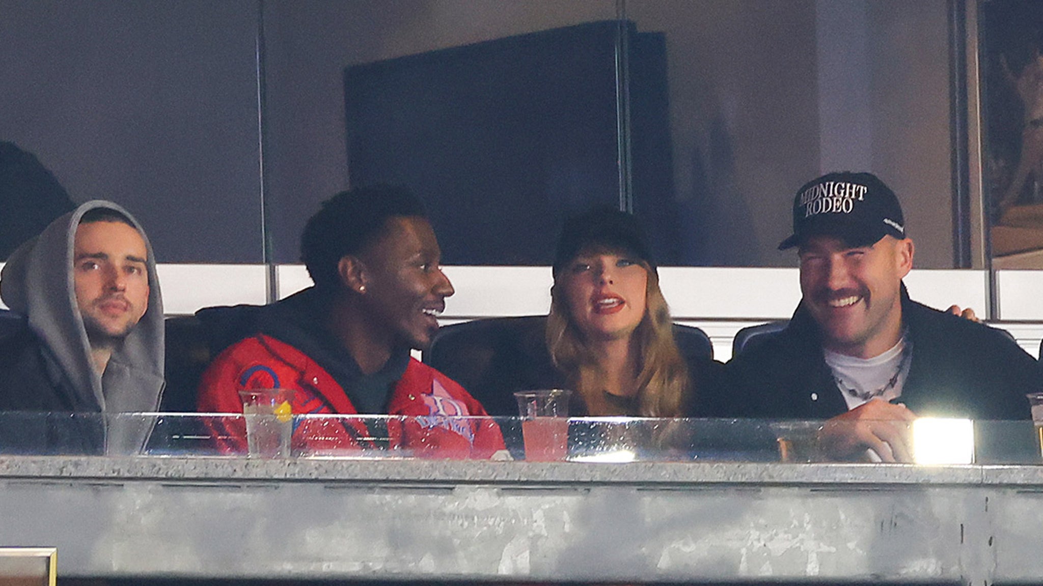 Taylor Swift and Travis Kelce Do Date Night at Yankees Postseason Game