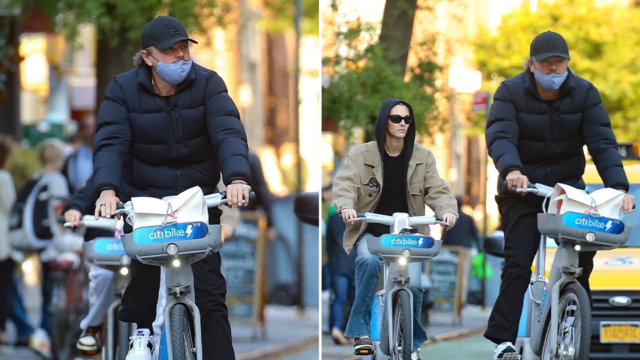 Leonardo DiCaprio, Vittoria Ceretti Go For Romantic Bike Ride in New York City