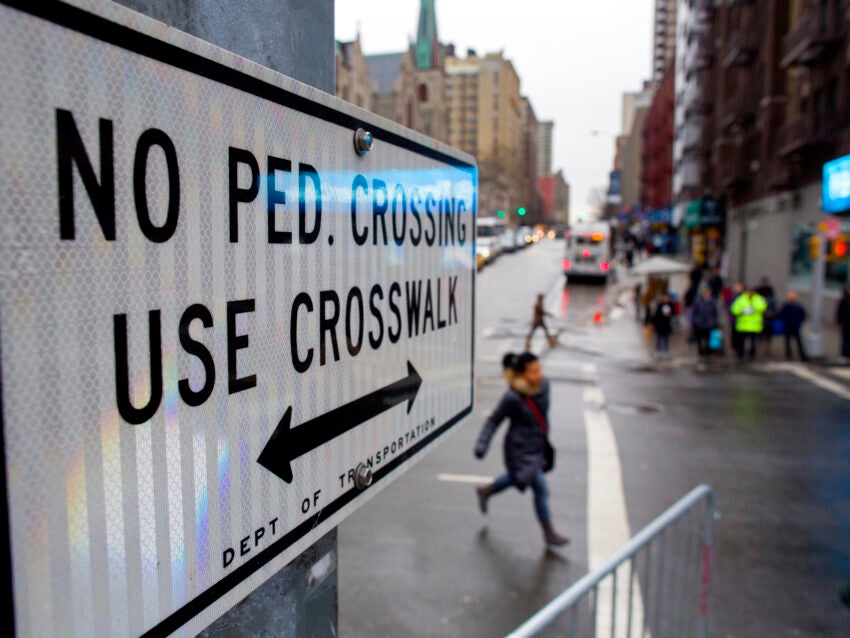 ‘I’m walking here!’: Jaywalking legalized in New York City