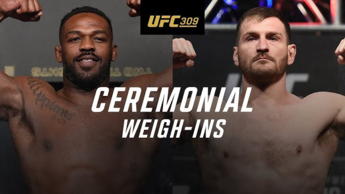 UFC 309: Jones vs. Miocic Ceremonial Weigh-In Video