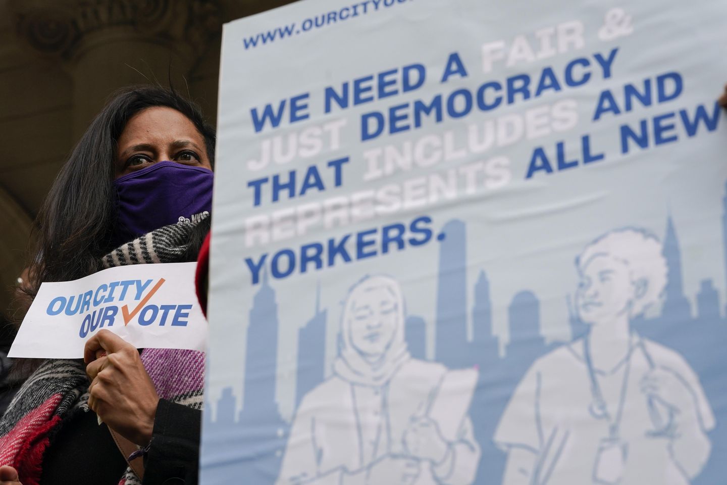 New York City argues for noncitizen voting law before state’s top court