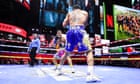Saudi-backed boxing card takes over Times Square – in pictures