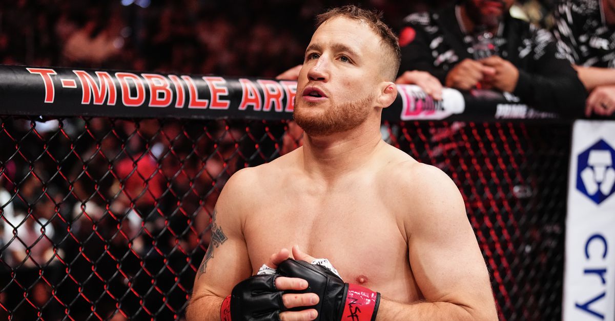 Video: Justin Gaethje waiting on winner of Charles Oliveira vs. Ilia Topuria at UFC 317