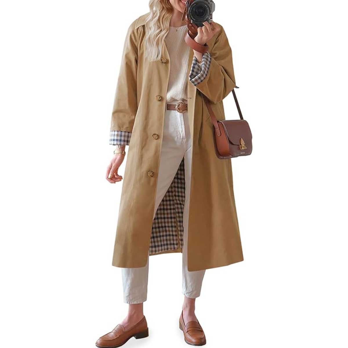 Recreate Katie Holmes’ NYC Rich Mom Style With This $48 Trench Coat