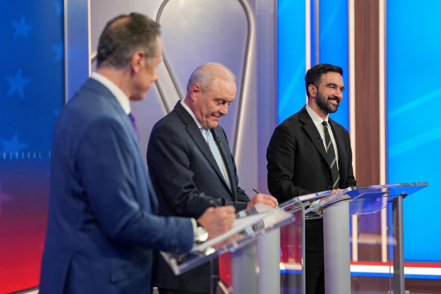 Andrew Cuomo tries to knock down ‘first-timer’ Zohran Mamdani in NYC mayor’s debate