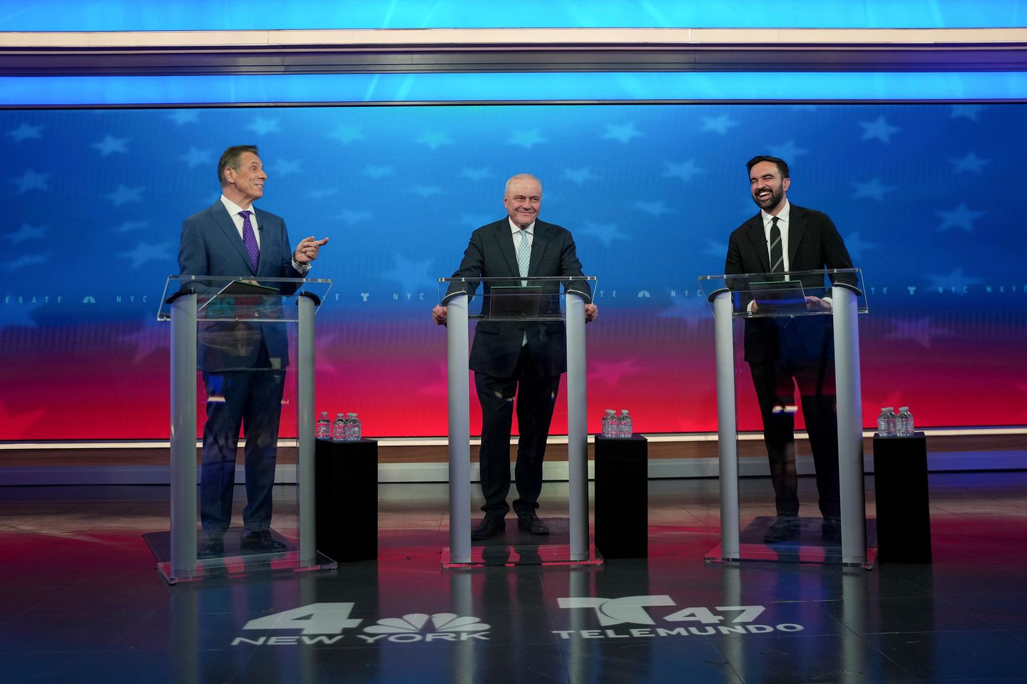 Cuomo and Sliwa aim to blunt Mamdani’s momentum in first NYC mayoral debate
