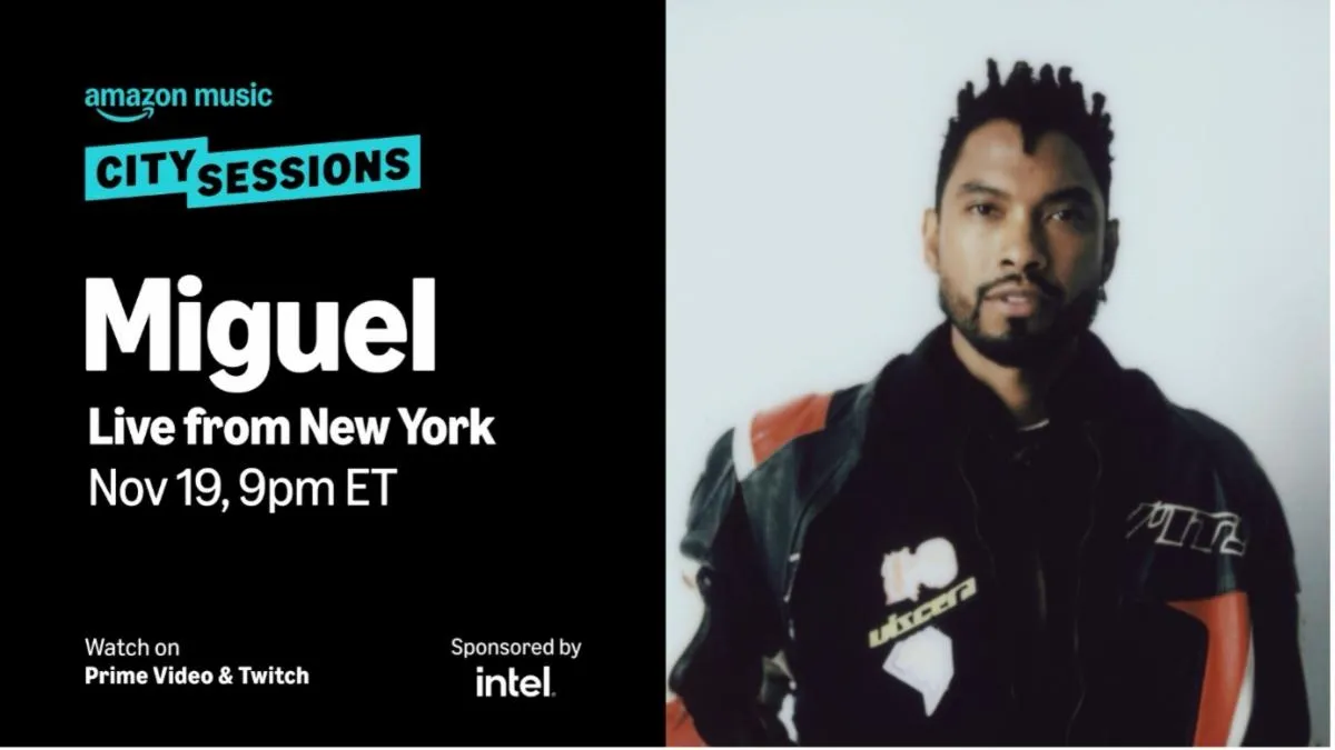 Amazon Music Tees Up a Miguel Livestream Next, With Twitch and Prime Video Also Part of the Action