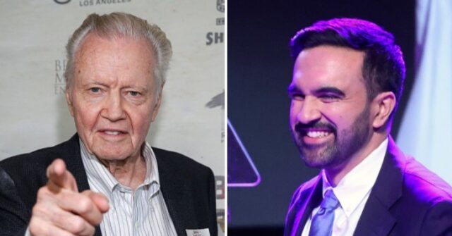 Jon Voight Urges Trump to ‘Terminate’ Zohran Mamdani’s Election Victory to Stop NYC from Becoming a ‘Socialist Crap City’